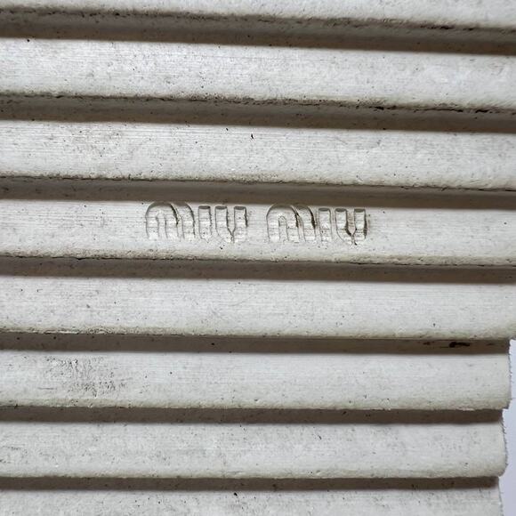 Miu Miu Shoes Women's Size 38.5 Platform Sneakers Authentic Designer Luxury Bold - Picture 7 of 16